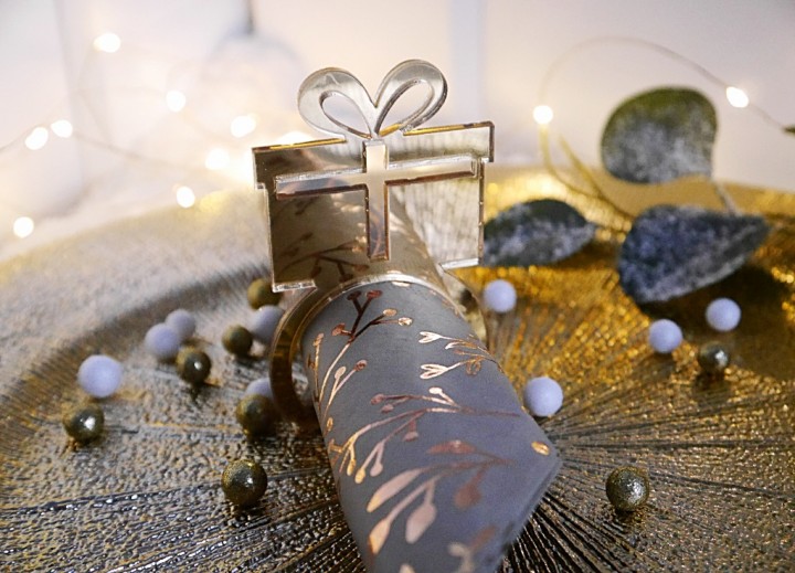 Obrączki na serwetki dekoracja na stół Boże Narodzenie drewniana obrączka 